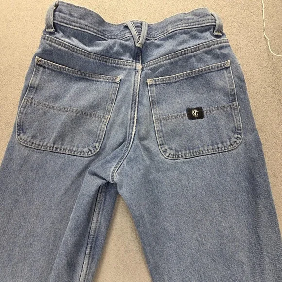 Vans Rowan Jeans Mens Blue Loose Fit Straight Double Knee Skater Y2K Fits 29x30 - Picture 14 of 16